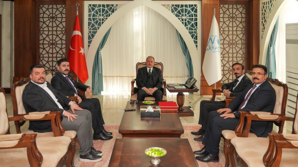 HAKKARİ VALİSİ İBRAHİM TAŞYAPAN'A ZİYARETTE BULUNDUK.